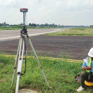 Runway Survey at Simara Airport Conductiong by RRP Survey Consults